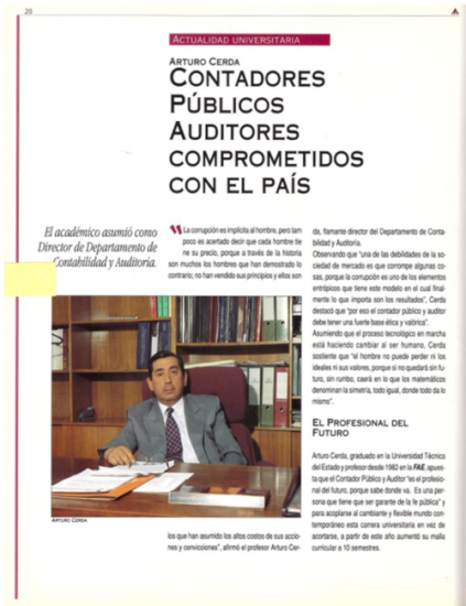 Contadores Públicos Auditores comprometidos con el país